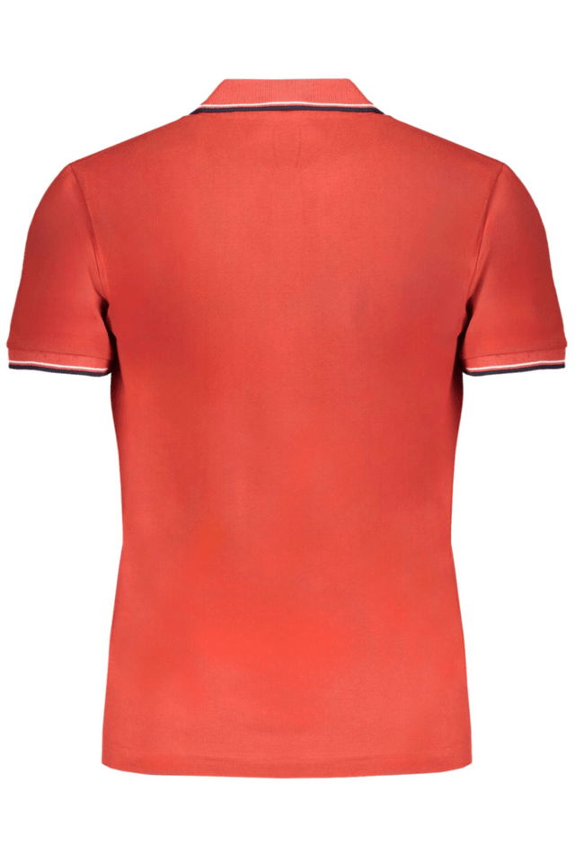 9582GIAN MARCO VENTURI POLO MANICHE CORTE UOMO ROSSO