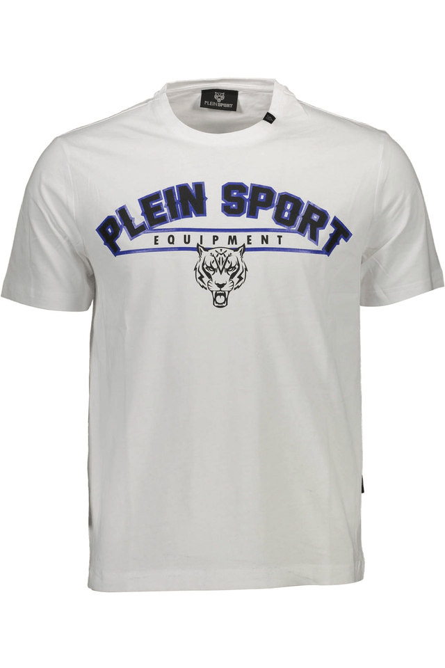 1212PLEIN SPORT T-SHIRT MANICHE CORTE UOMO BIANCO