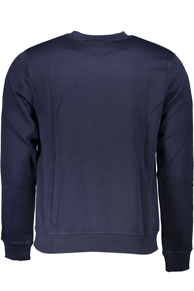 6189GIAN MARCO VENTURI FELPA SENZA ZIP UOMO BLU