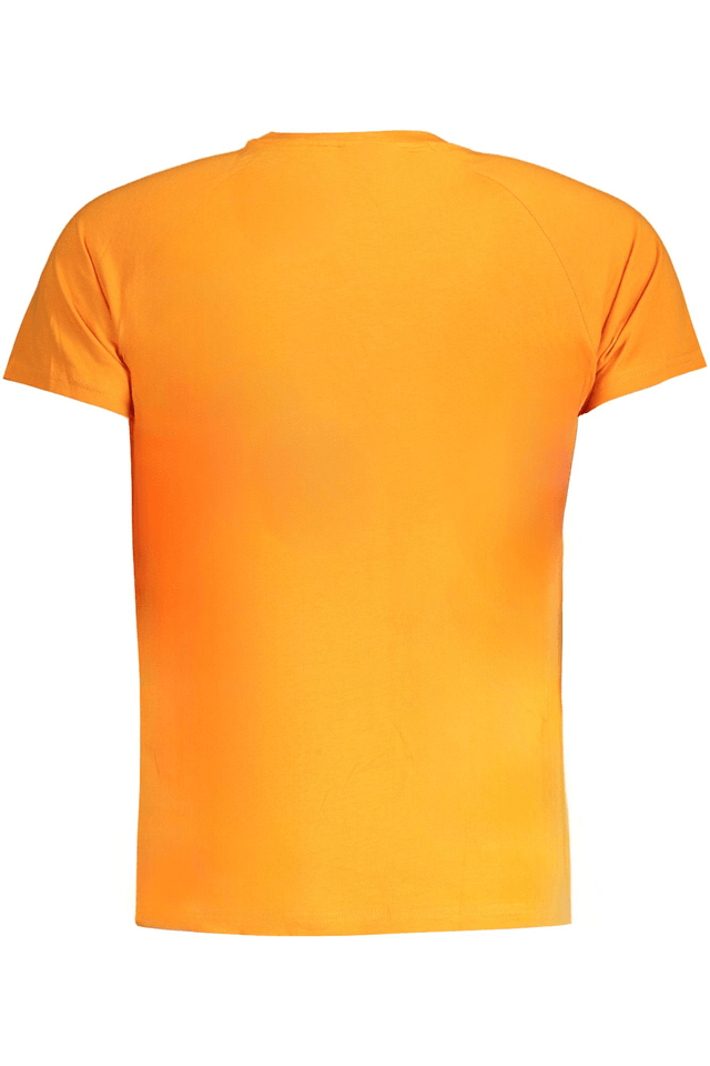 9734K-WAY T-SHIRT MANICHE CORTE UOMO ARANCIO