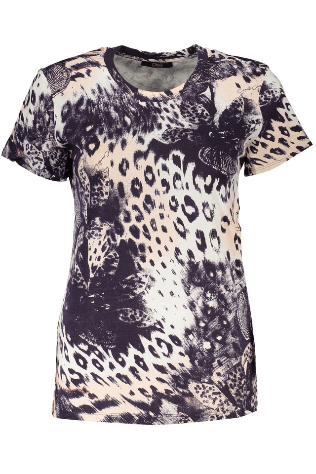 6824CAVALLI CLASS T-SHIRT MANICHE CORTE DONNA ROSA