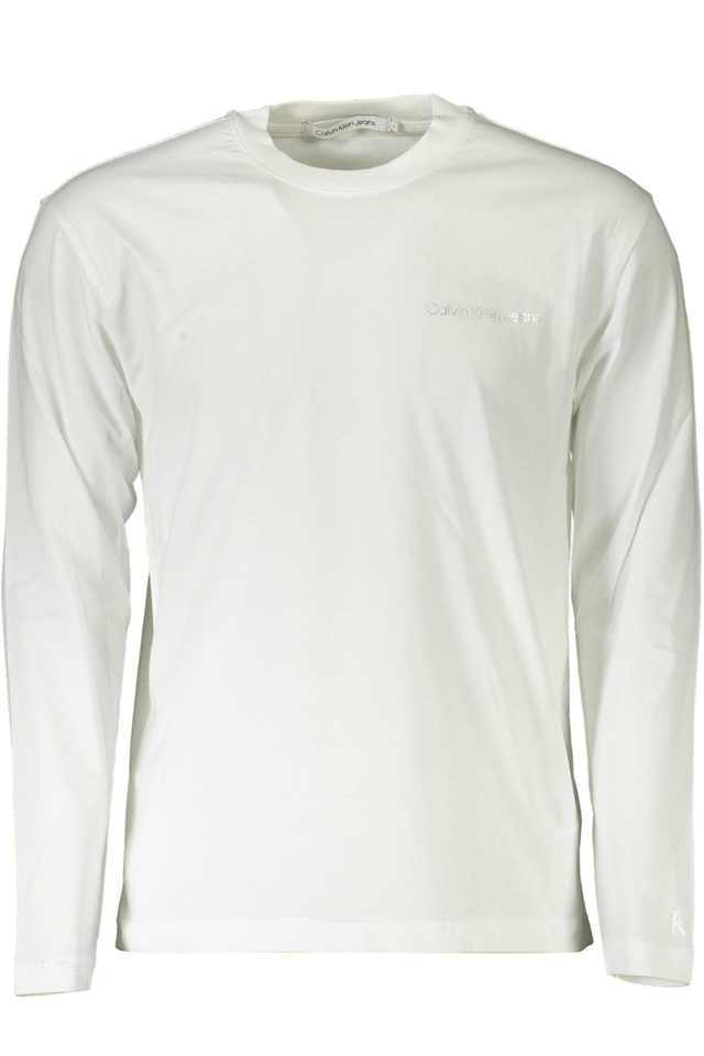 2993CALVIN KLEIN T-SHIRT MANICHE LUNGHE UOMO BIANCO