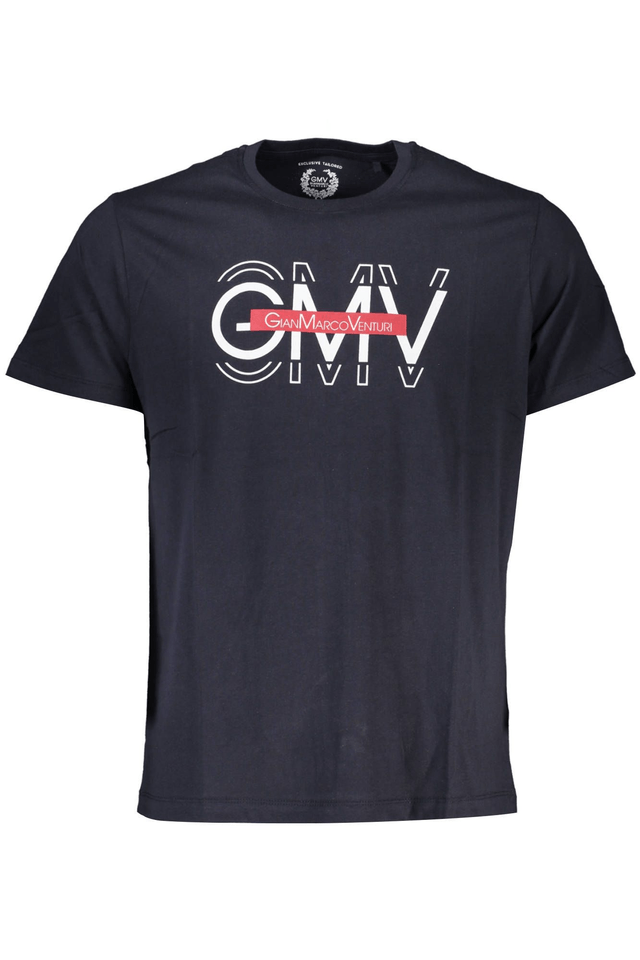 4053GIAN MARCO VENTURI T-SHIRT MANICHE CORTE UOMO BLU
