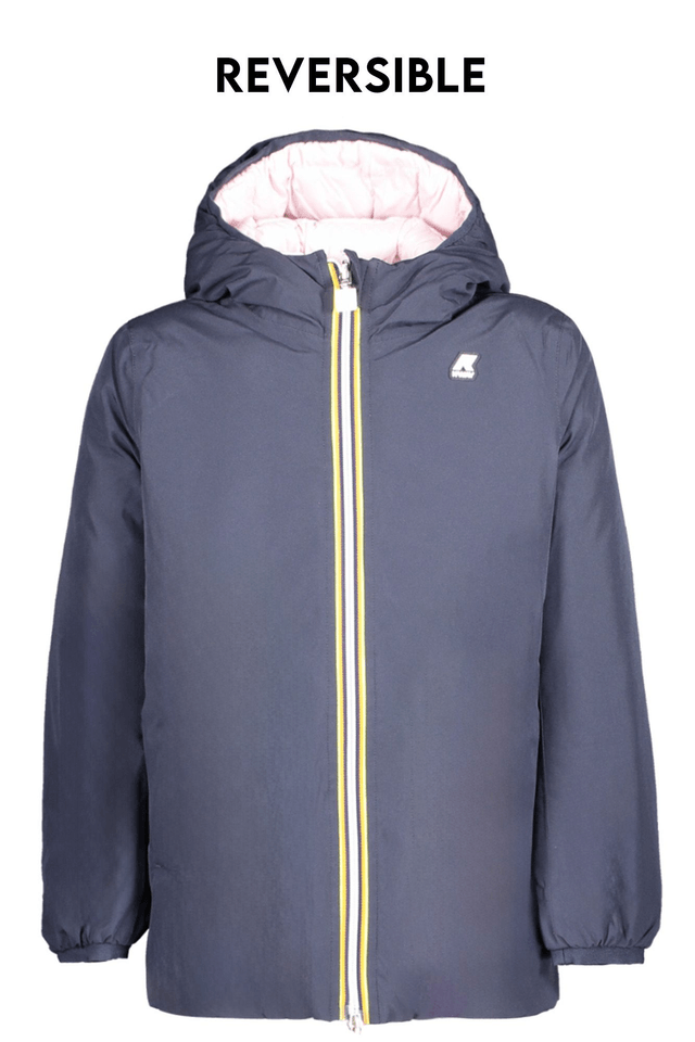 9108K-WAY GIUBBOTTO BAMBINA BLU