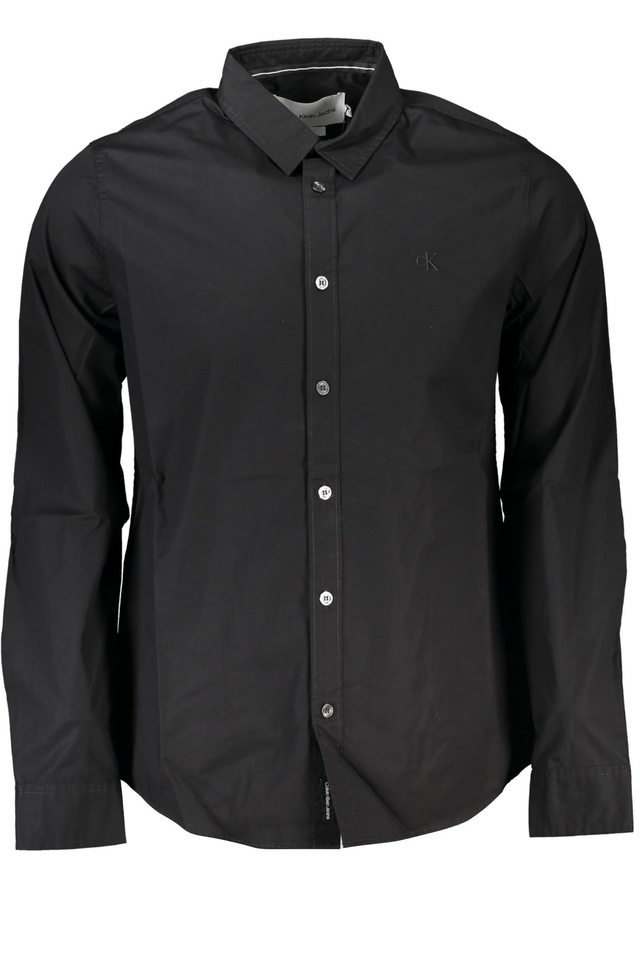 7066CALVIN KLEIN CAMICIA MANICHE LUNGHE UOMO NERO