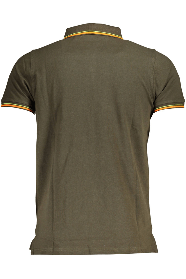 3914NORWAY 1963 POLO MANICHE CORTE UOMO VERDE