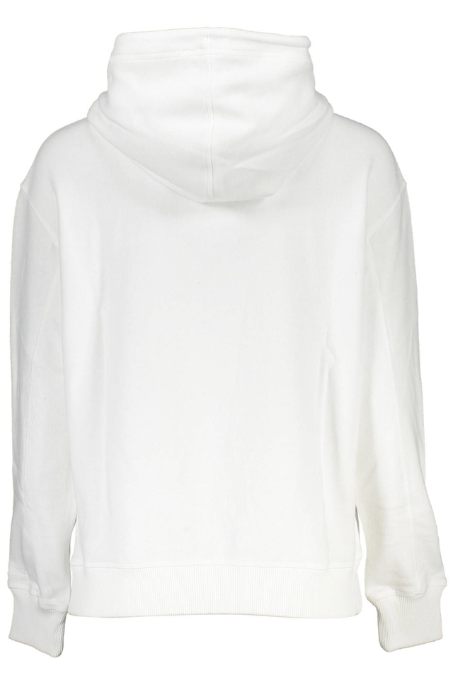 6447CALVIN KLEIN FELPA SENZA ZIP DONNA BIANCO