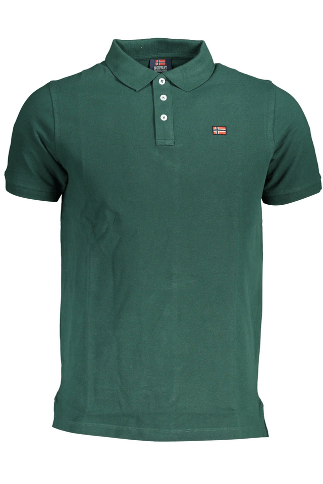 3927NORWAY 1963 POLO MANICHE CORTE UOMO VERDE