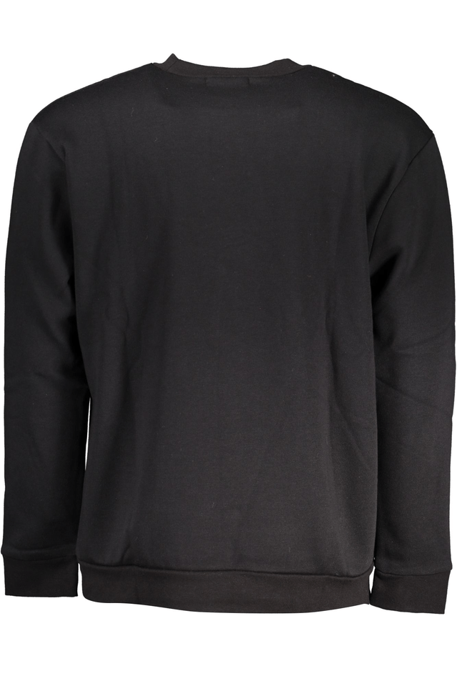 7749CAVALLI CLASS FELPA SENZA ZIP UOMO NERO