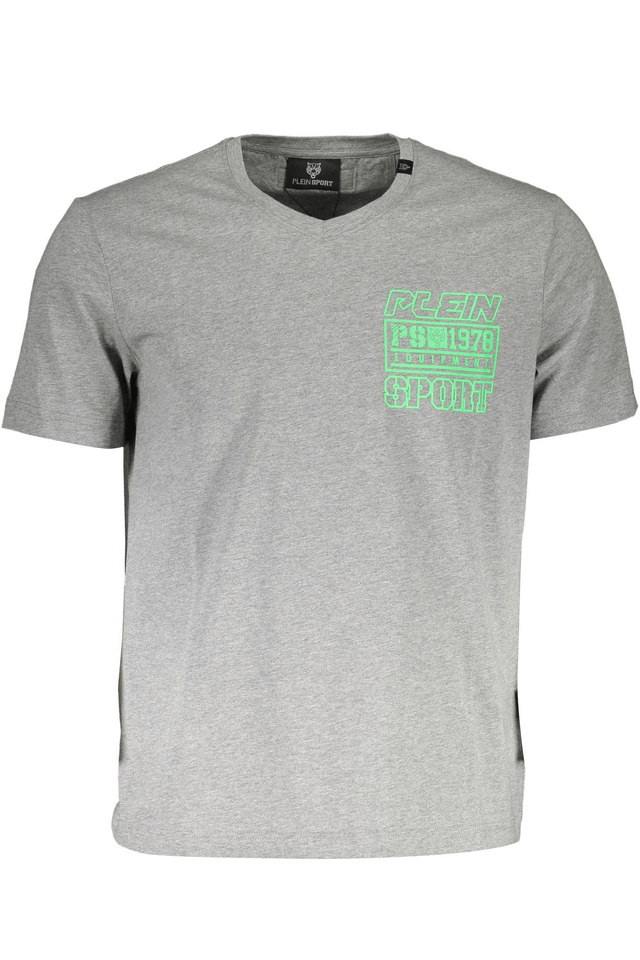 1319PLEIN SPORT T-SHIRT MANICHE CORTE UOMO GRIGIO