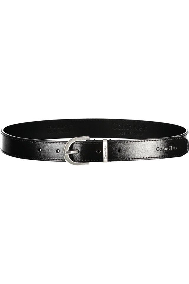 6336CALVIN KLEIN CINTURA IN PELLE DONNA NERO