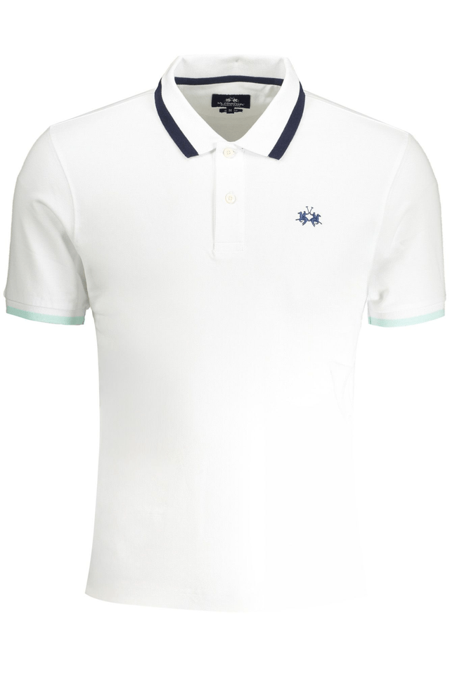 9041LA MARTINA POLO MANICHE CORTE UOMO BIANCO