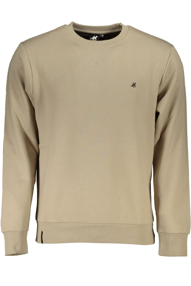 4855U.S. GRAND POLO FELPA SENZA ZIP UOMO BEIGE