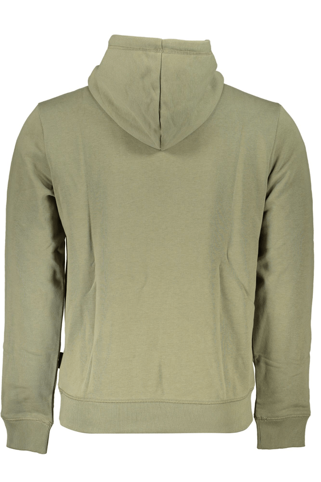 5719NAPAPIJRI FELPA SENZA ZIP UOMO VERDE