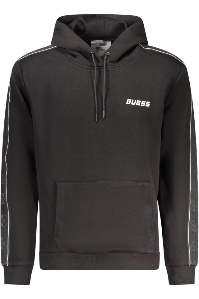 10331GUESS JEANS FELPA SENZA ZIP UOMO NERO