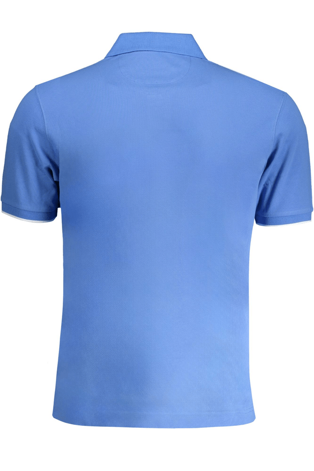 9063LA MARTINA POLO MANICHE CORTE UOMO AZZURRO