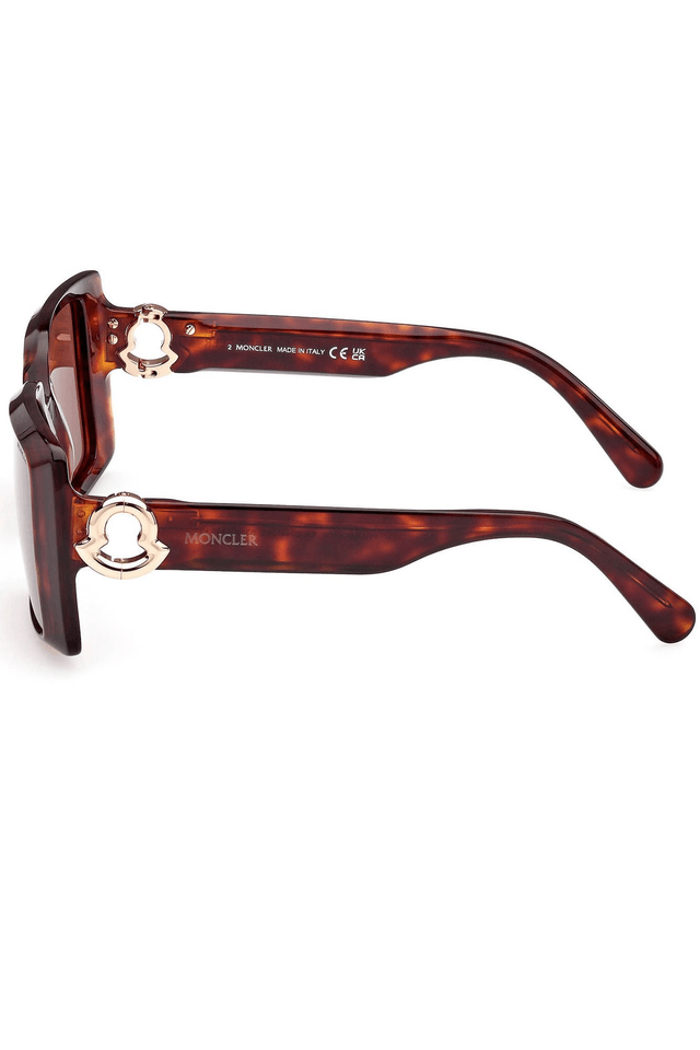 4343MONCLER OCCHIALE DA SOLE DONNA MARRONE