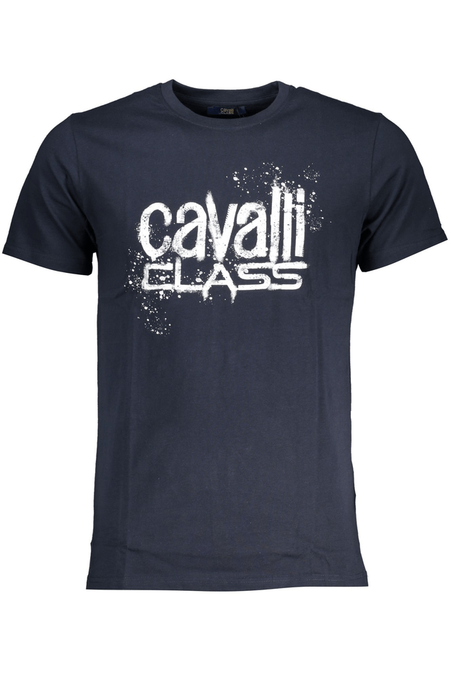 7813CAVALLI CLASS T-SHIRT MANICHE CORTE UOMO BLU