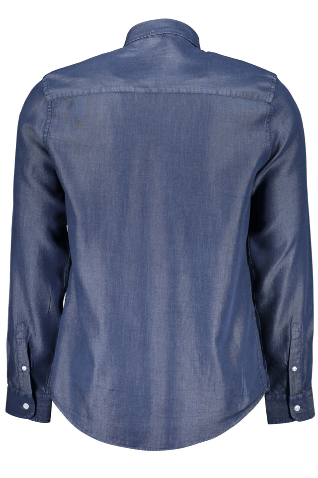 8590NORTH SAILS CAMICIA MANICHE LUNGHE UOMO BLU