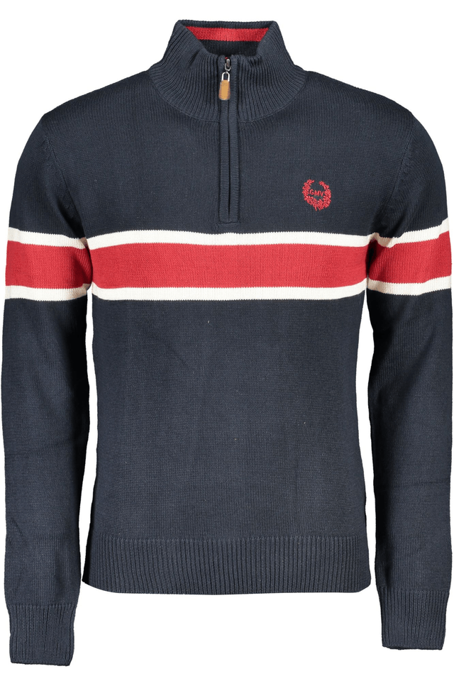 6149GIAN MARCO VENTURI MAGLIA UOMO BLU