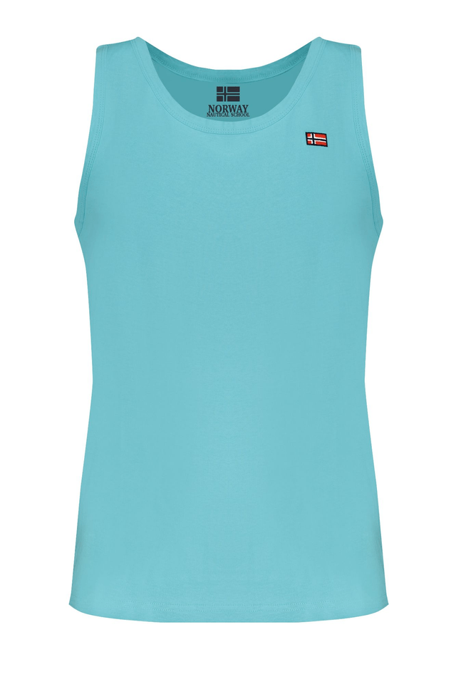 8161NORWAY 1963 CANOTTA UOMO AZZURRO