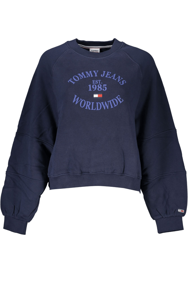 6977TOMMY HILFIGER FELPA SENZA ZIP DONNA BLU
