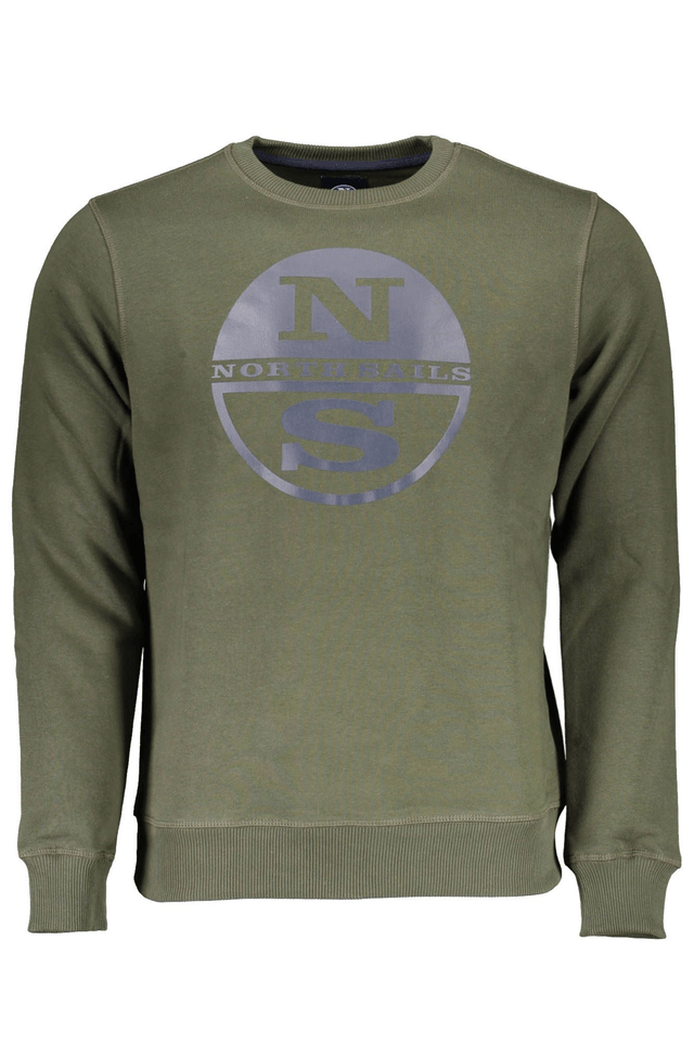 2466NORTH SAILS FELPA SENZA ZIP UOMO VERDE
