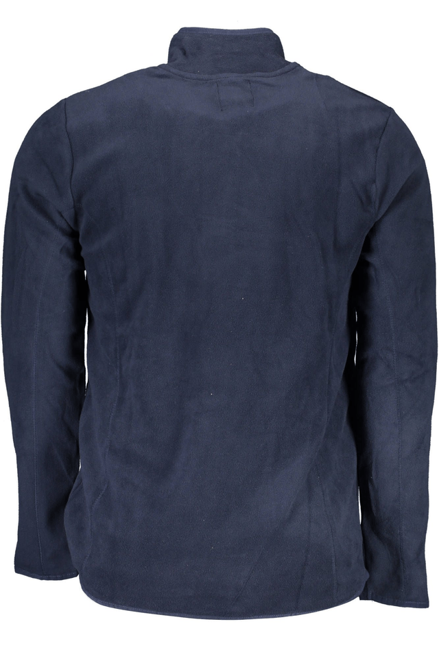 2338GIAN MARCO VENTURI FELPA CON ZIP UOMO BLU