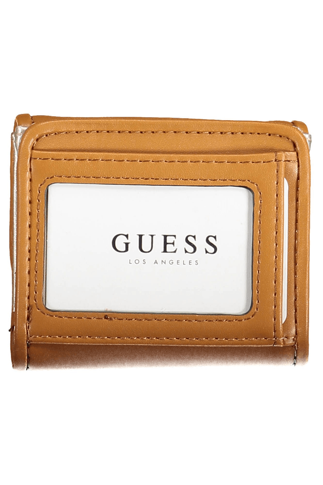 2074GUESS JEANS PORTAFOGLIO DONNA MARRONE