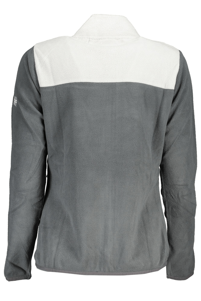 NORWAY 1963 FELPA CON ZIP DONNA GRIGIO
