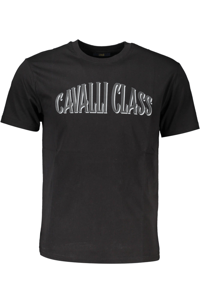 4170CAVALLI CLASS T-SHIRT MANICHE CORTE UOMO NERO