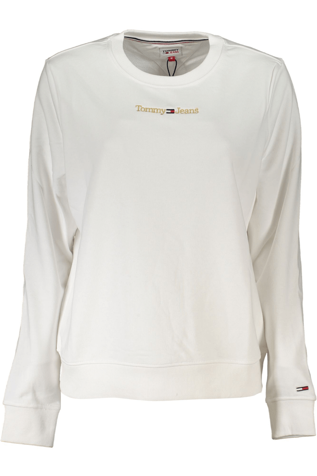 5661TOMMY HILFIGER FELPA SENZA ZIP DONNA BIANCO
