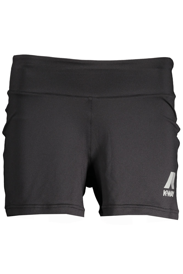 9196K-WAY PANTALONE SHORT DONNA NERO