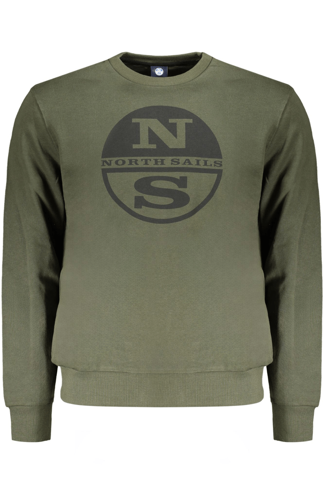 10054NORTH SAILS FELPA SENZA ZIP UOMO VERDE