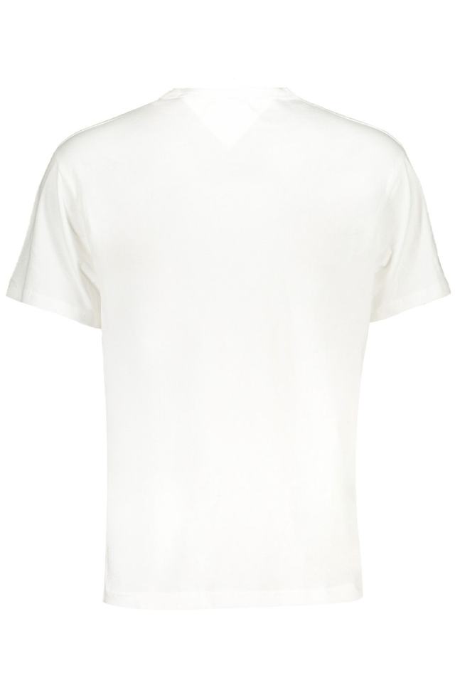 9144TOMMY HILFIGER T-SHIRT MANICHE CORTE UOMO BIANCO