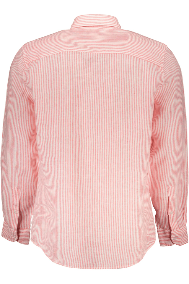 8598NORTH SAILS CAMICIA MANICHE LUNGHE UOMO ROSA