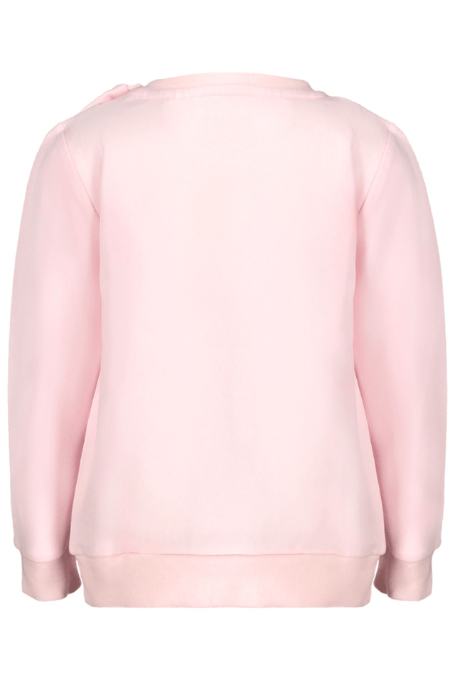 8124GUESS JEANS FELPA SENZA ZIP BAMBINA ROSA