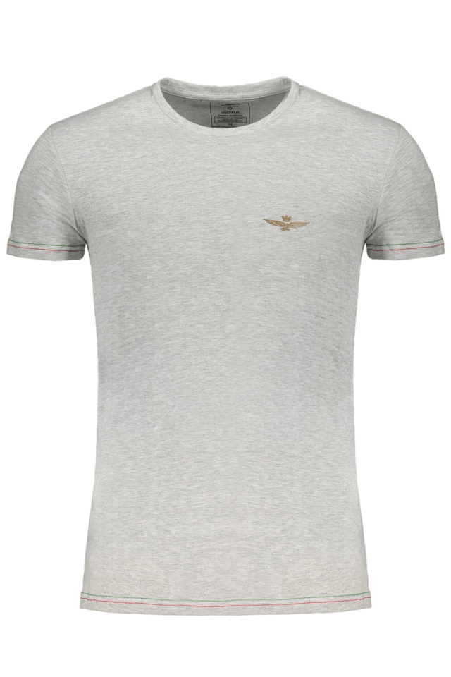 9551AERONAUTICA MILITARE T-SHIRT MANICHE CORTE UOMO GRIGIO