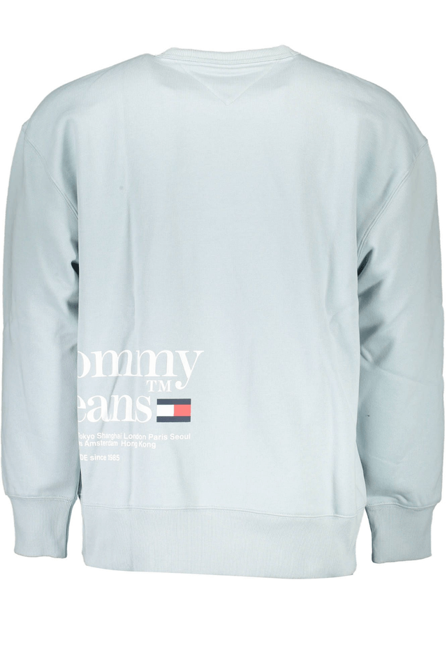 2562TOMMY HILFIGER FELPA SENZA ZIP UOMO AZZURRO