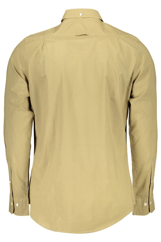 2002GANT CAMICIA MANICHE LUNGHE UOMO VERDE