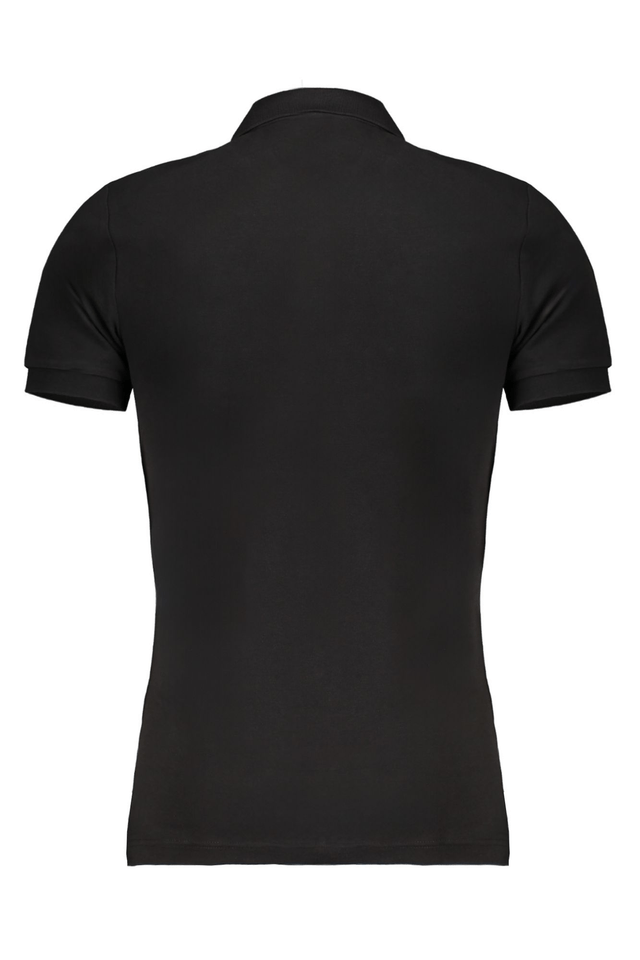 8461CALVIN KLEIN POLO MANICHE CORTE UOMO NERO