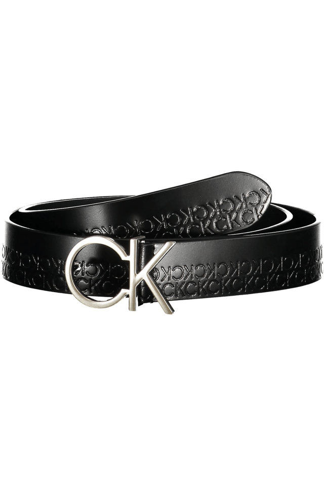 7245CALVIN KLEIN CINTURA IN PELLE DONNA NERO