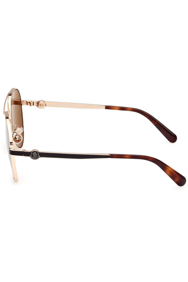 4181MONCLER OCCHIALE DA SOLE DONNA ORO