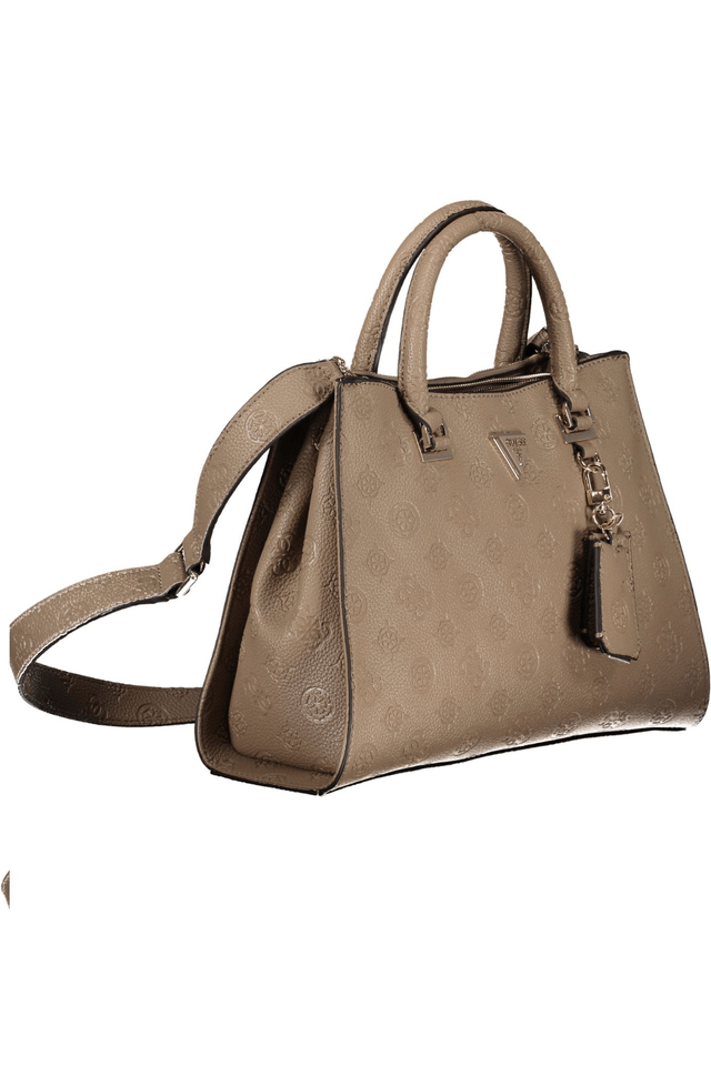 10457GUESS JEANS BORSA DONNA BEIGE