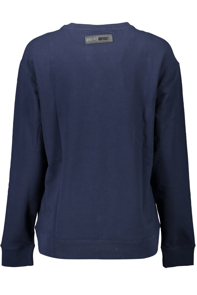 1093PLEIN SPORT FELPA SENZA ZIP DONNA BLU