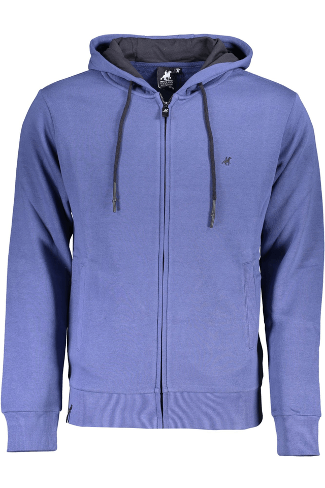 4823U.S. GRAND POLO FELPA CON ZIP UOMO BLU