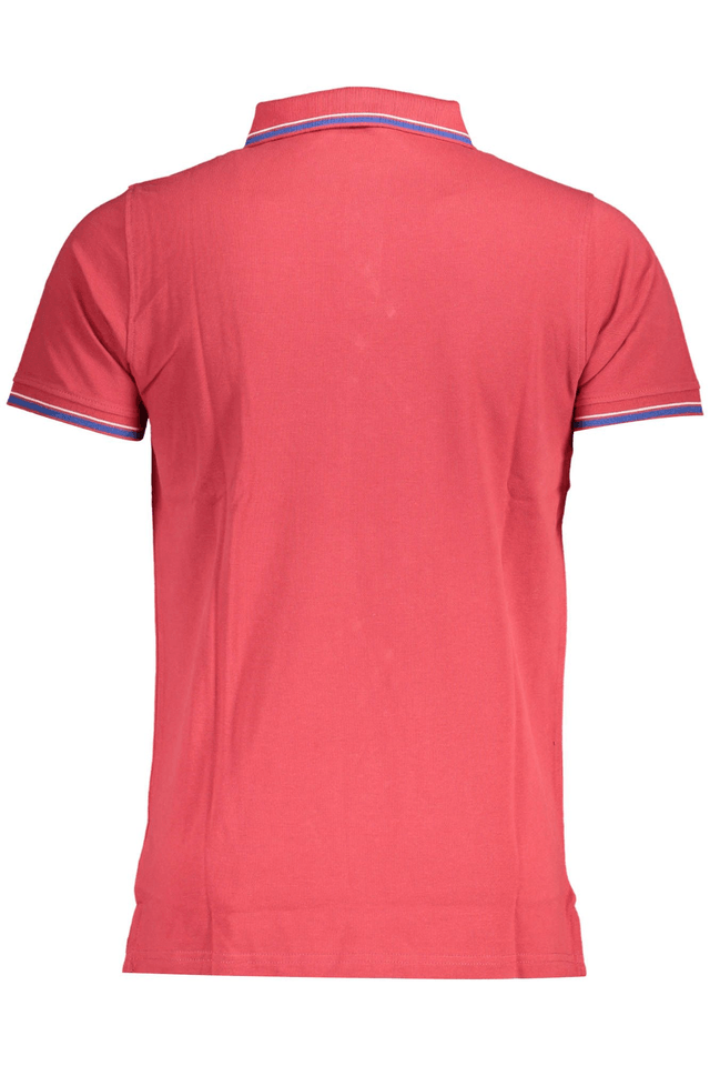 3916NORWAY 1963 POLO MANICHE CORTE UOMO ROSSO