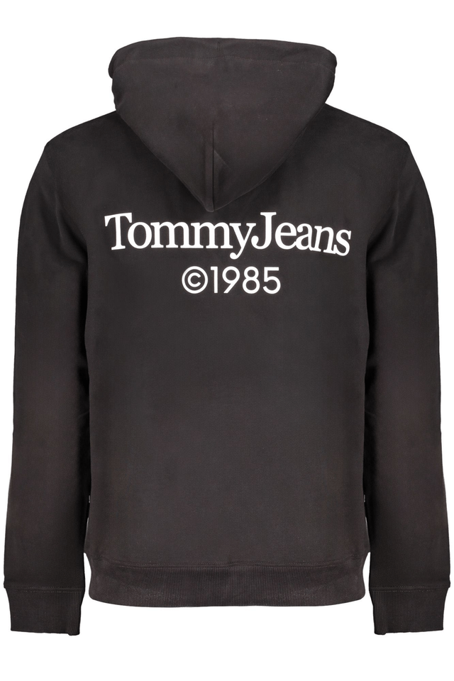9141TOMMY HILFIGER FELPA SENZA ZIP UOMO NERO