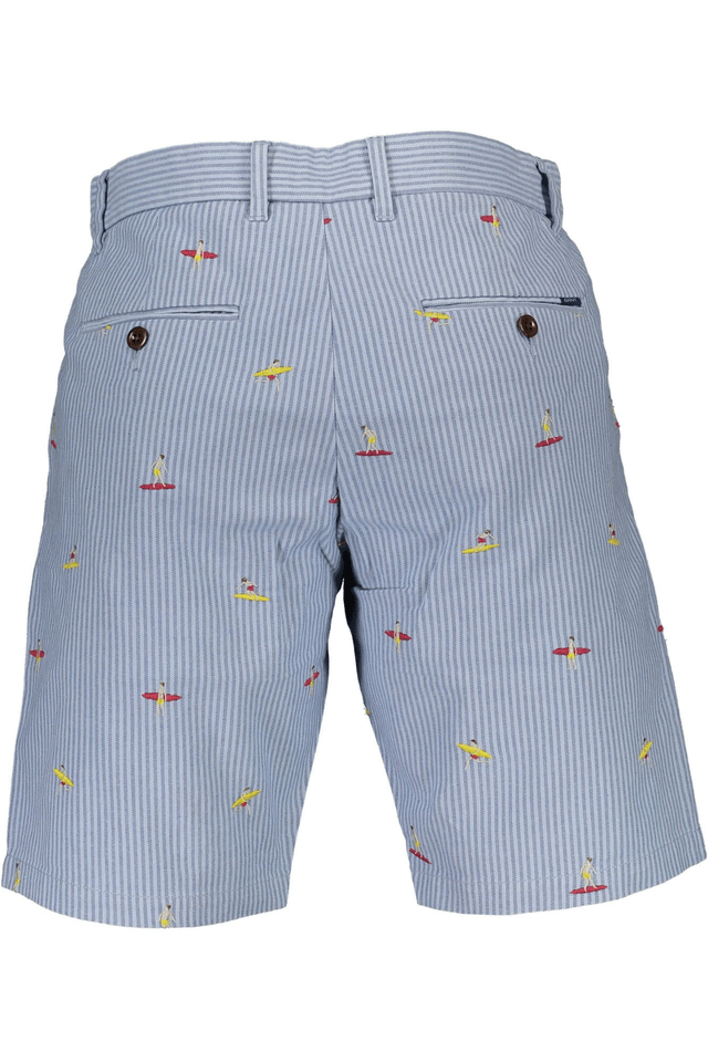 828GANT PANTALONE BERMUDA UOMO AZZURRO