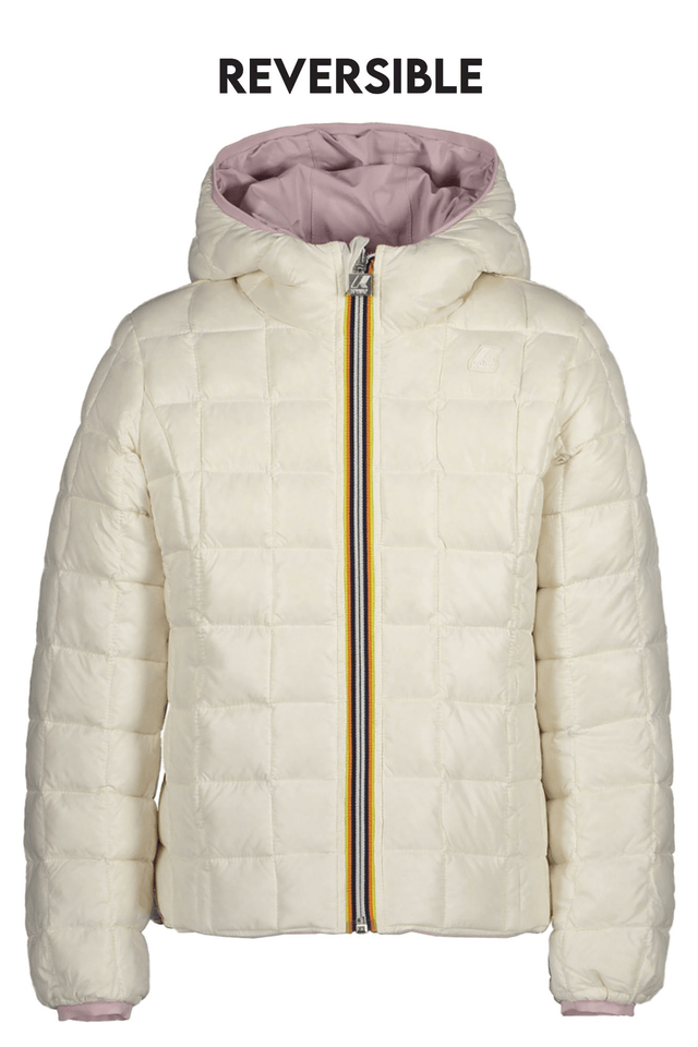 9114K-WAY PIUMINO BAMBINA ROSA